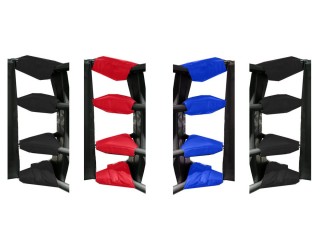 Boxing Ring Turnbuckle Covers (set of 16) : Red/Blue/Black